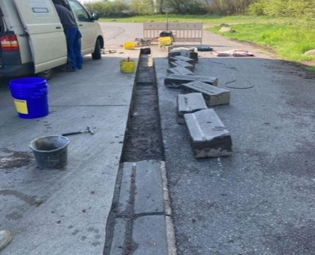 Absenksteine schnell verlegt – Bild 2