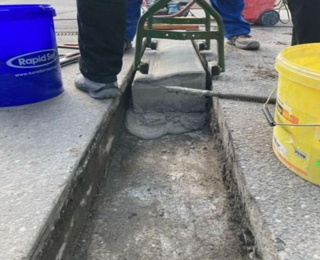 Absenksteine schnell verlegt – Bild 5